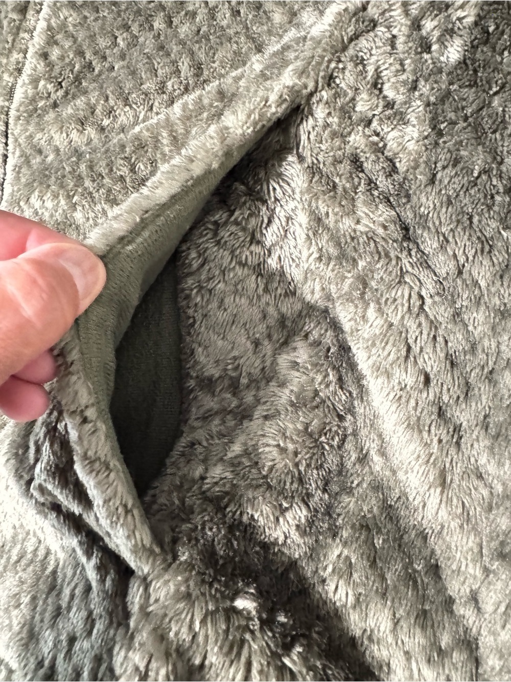 Columbia Beech Forest Plush Fleece Full Zip Jacket Olive Green XL Cozy Pockets - Picture 7 of 13